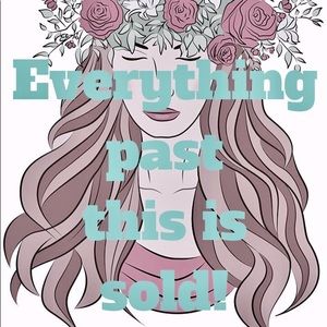 Everything past this post is sold!